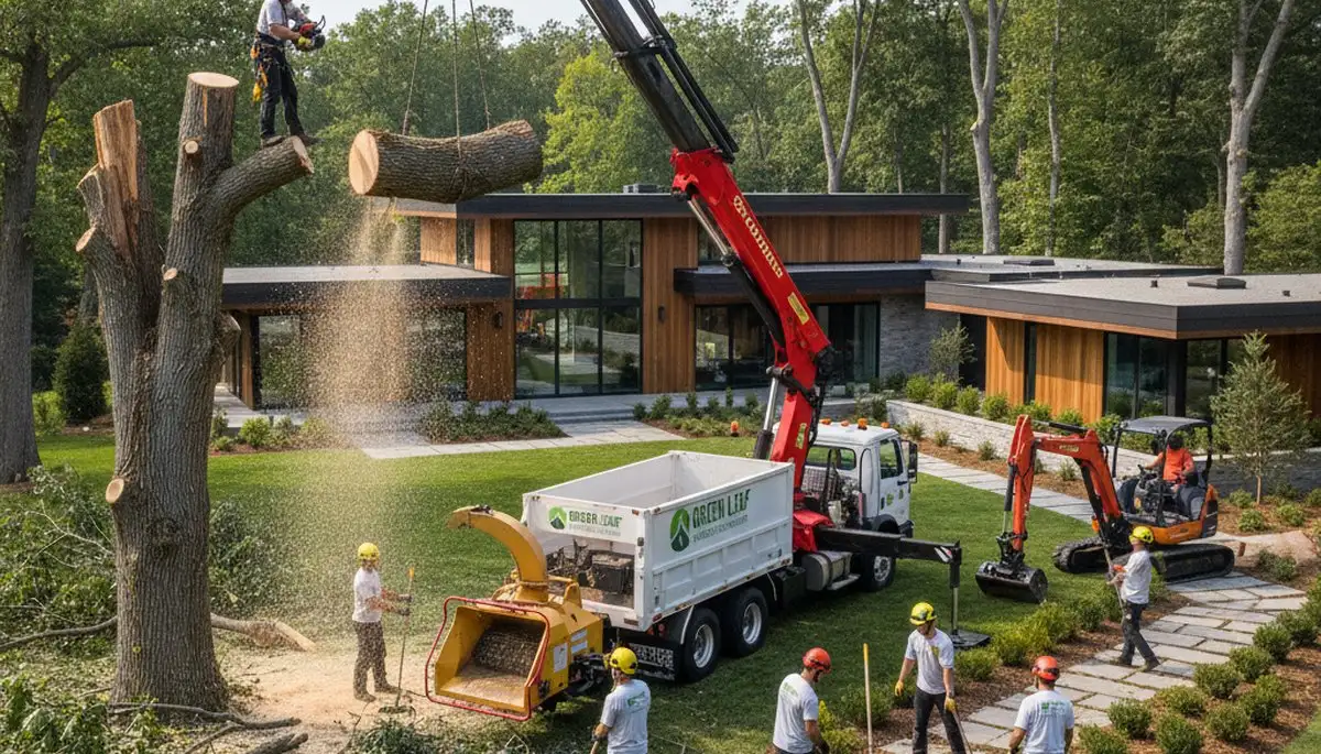 Professional landscaping and tree removal service in Louisville, KY by Chop Chop Tree experts